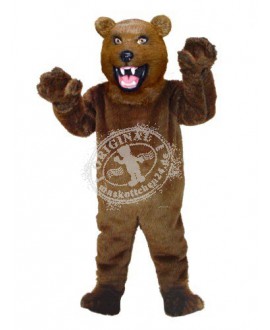 Maskottchen Grizzly Bär Kostüm 8 (Werbefigur)