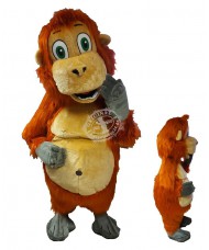Kostüm Orang Utan / Affe Maskottchen (Hochwertig)