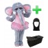 Kostüm Elefant 8 + Tasche "Star" + Hygiene Maske (Hochwertig)