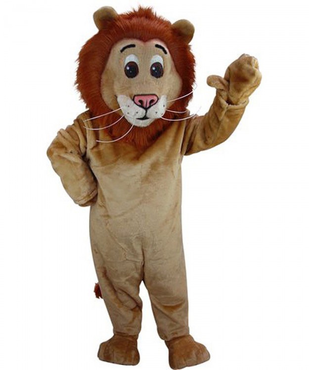 Löwen Maskottchen Tierfigur