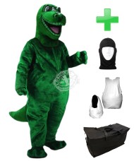 Kostüm Dinosaurier 3 + Haube + Kissen + Tasche (Werbefigur)