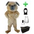 Kostüm Hund Bulldogge 13 + Haube + Kissen + Tasche (Professionell)