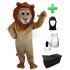 Kostüm Löwe 2 + Haube + Kissen + Tasche (Werbefigur)