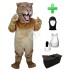 Kostüm Löwe 3 + Haube + Kissen + Tasche (Werbefigur)
