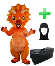 Kostüm Dinosaurier 9 + Tasche "XL" + Hygiene Maske (Hochwertig)
