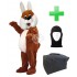 Kostüm Hase 9 + Tasche L + Hygiene Maske (Hochwertig)