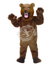Maskottchen Grizzly Bär Kostüm 8 (Werbefigur)