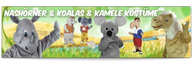 Nashörner & Koalas & Kamele
