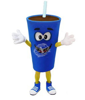 Becher Maskottchen Kostüm (Professionell)