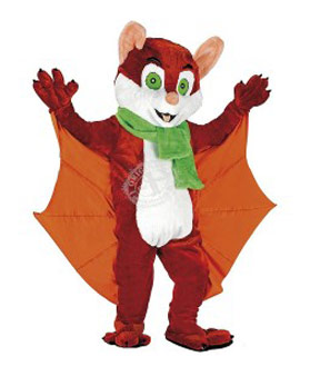 Kostüm Fledermaus Maskottchen (Hochwertig)