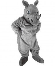 Maskottchen Nashorn Kostüm 2 (Werbefigur)