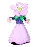 Maskottchen Blume rosa