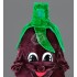 Kostüm Pflaume Maskottchen (Hochwertig)