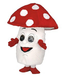 Verleih Kostüm Pilz / Fliegenpilz
