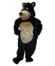 Maskottchen Schwarz Bär Kostüm 1 (Werbefigur)