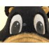 Maskottchen Schwarz Bär Kostüm 23 (Werbefigur)