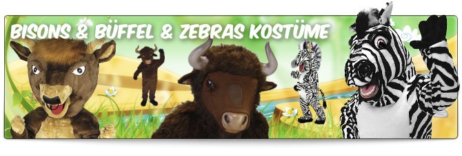 Bisons & Büffel & Zebras