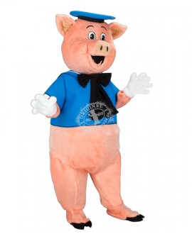 Maskottchen Schwein Kostüm 10 (Hochwertig)