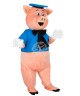 Maskottchen Schwein Kostüm 10 (Hochwertig)