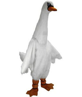 Maskottchen Schwan Kostüm 1 (Werbefigur)