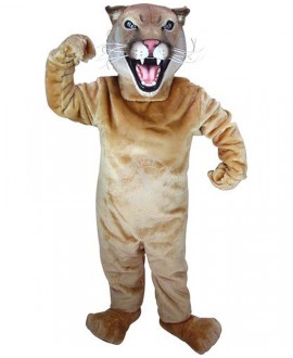 Kostüm Wildkatze / Puma Maskottchen 2 (Werbefigur)