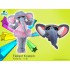 Kostüm Elefant Maskottchen 8 (Hochwertig)