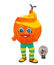Kostüm Orangen Maskottchen (Hochwertig)