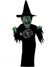 Person Hexe Kostüm (Werbefigur)