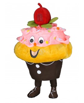 Kostüm Cupcake / Muffin Maskottchen 2 (Hochwertig)