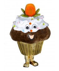 Kostüm Cupcake / Muffin Maskottchen 1 (Hochwertig)