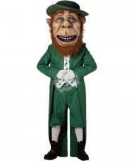 Maskottchen St. Patrick's Kobold Kostüm (Werbefigur)