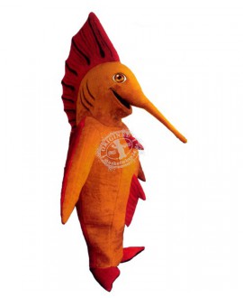 Kostüm Schwertfisch Maskottchen (Werbefigur)