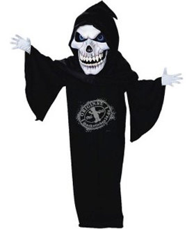 Maskottchen Skelett Kostüm (Werbefigur)