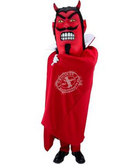 Maskottchen Teufel Kostüm 3 (Werbefigur)