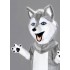 Verleih Kostüm Husky