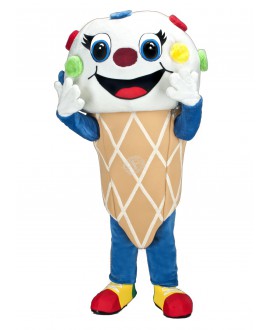 Kostüm Eis Maskottchen (Hochwertig)