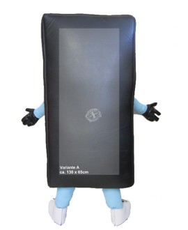 230c Logo Druck "Hinten" für Kostüm Telefon Lauffigur