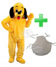 Kostüm Hund Maskottchen 32 + Kissen (Promotion)
