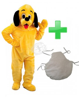 Kostüm Hund Maskottchen 32 + Kissen (Promotion)