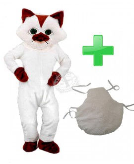 Kostüm Katze Maskottchen 14 + Kissen (Promotion)