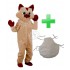Kostüm Katze Maskottchen 15 + Kissen (Promotion)