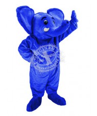 Elefant Maskottchen Kostüm 6 Blau (Professionell)
