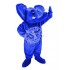Elefant Maskottchen Kostüm 6 Blau (Professionell)