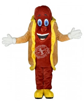 Kostüm Hotdog Maskottchen (Hochwertig)