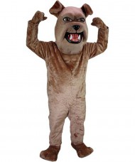 Kostüm Hund Bulldogge Maskottchen 2 (Werbefigur)