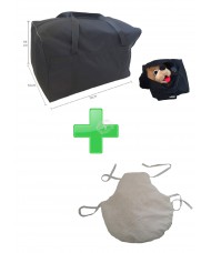 Kombination Tasche Kostüm "L" (Transporttasche) & Kostüm Kissen "einfach"