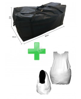 Kombination Tasche Kostüm "XL" (Transporttasche) & Kostüm Kissen "Hochwertig" 