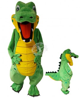 Kostüm Krokodil Maskottchen 6 (Hochwertig)