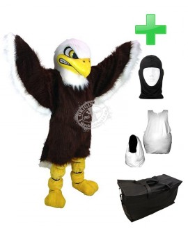 Kostüm Adler 7 + Haube + Kissen + Tasche (Werbefigur)