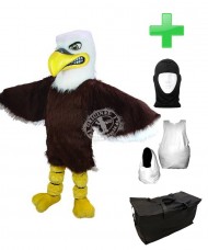 Kostüm Adler 6 + Haube + Kissen + Tasche (Werbefigur)